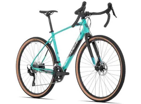 Rock Machine GravelRide 500 gloss light slate/black/silver gravel kolo
