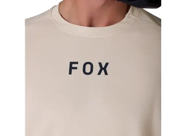 Fox Ranger pánský dres krátký rukáv Wordmark Chalk