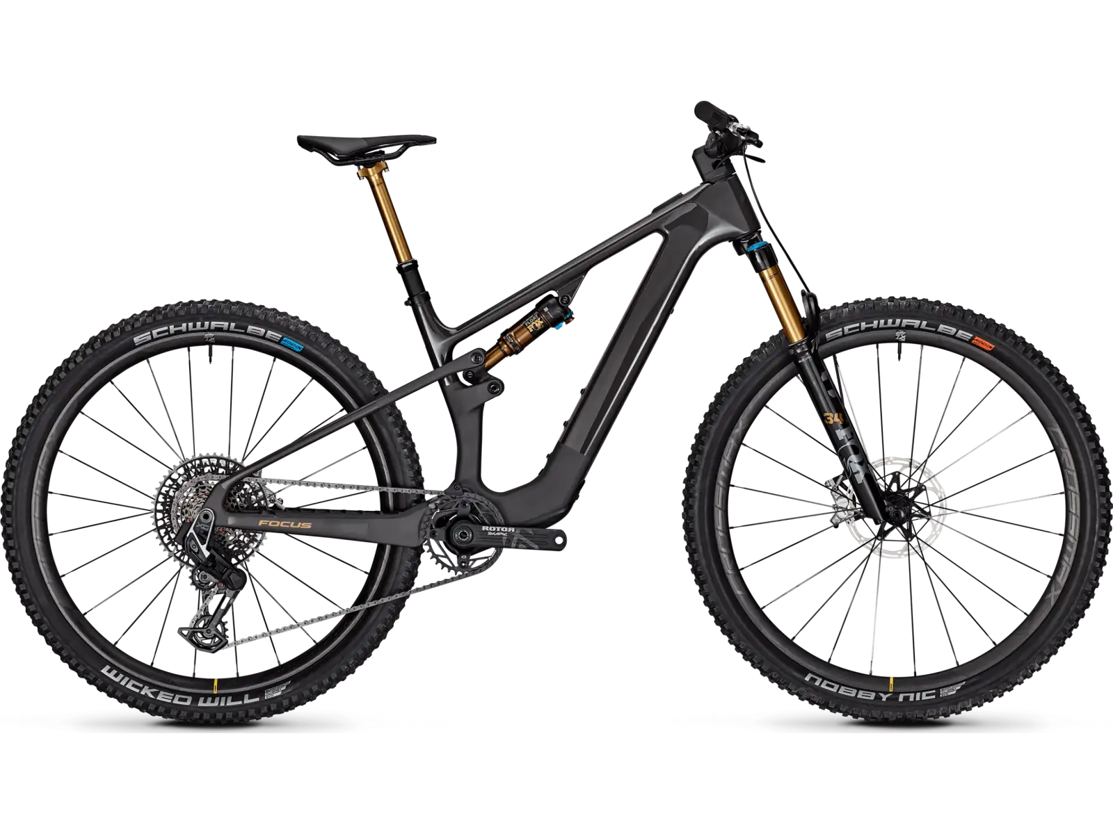 Focus VAM2 SL 9.0 celoodpružené elektrokolo Carbon Raw Matt/Glossy