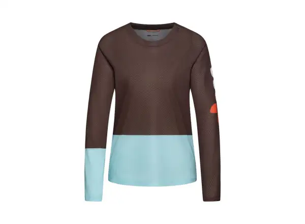 POC Motion Air dámský dres dlouhý rukáv Bronzite Brown/Lazurite Blue