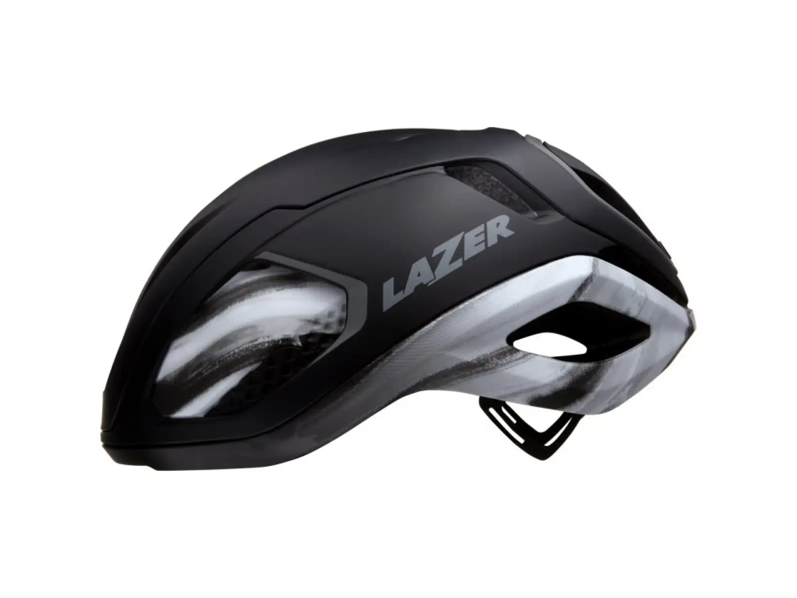 Lazer Vento KinetiCore přilba černá/stříbrná
