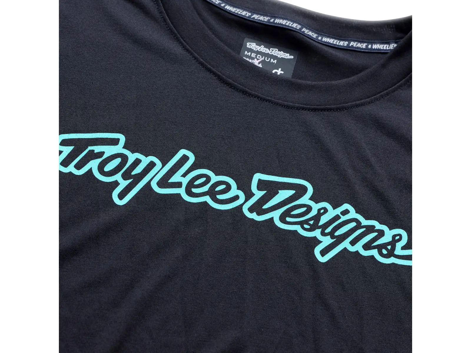 Troy Lee Designs Skyline Ride pánský dres s dlouhým rukávem Signature Black/Real Teal