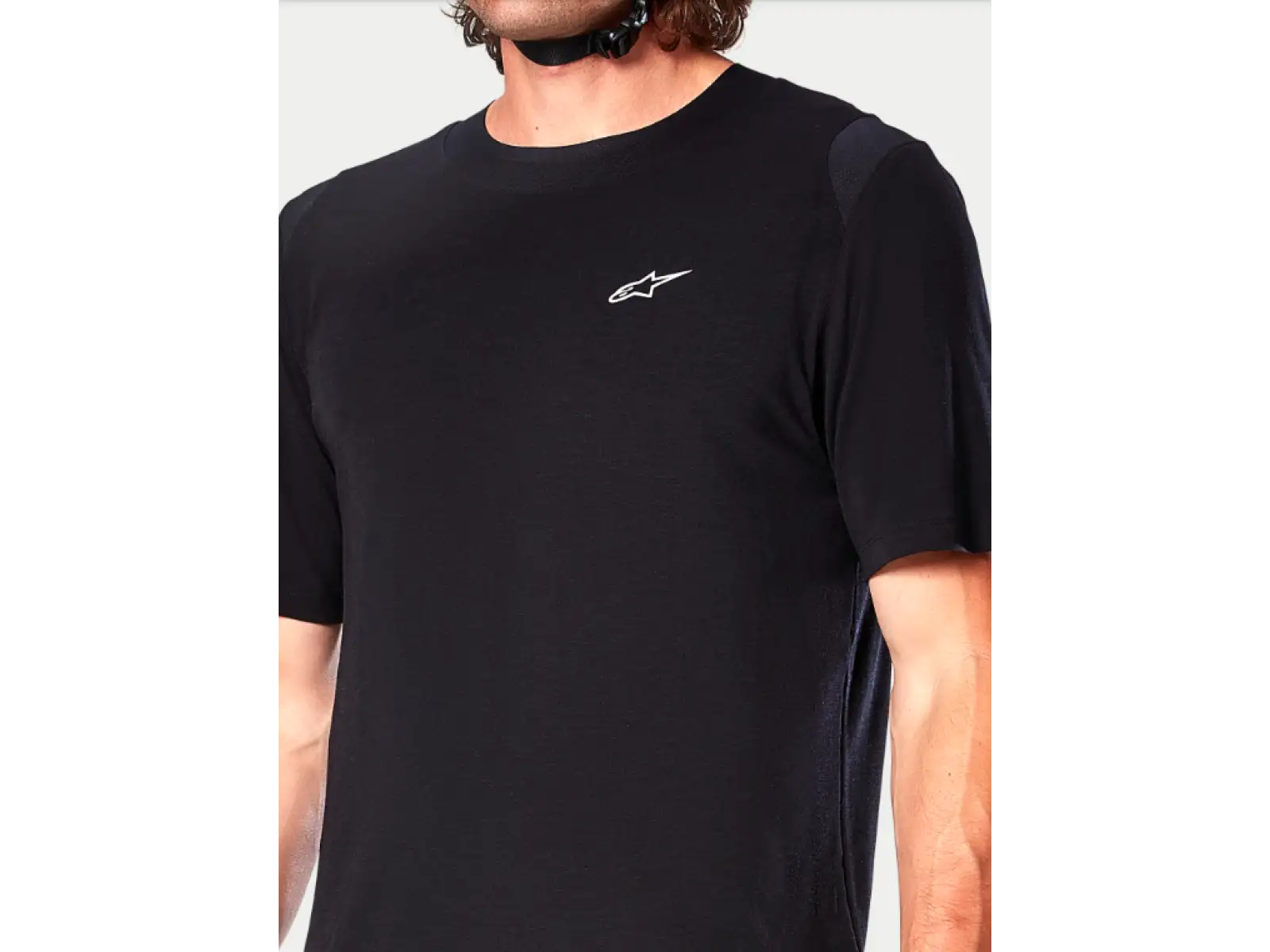 Alpinestars A-Dura Dri Wool pánský dres krátký rukáv Black