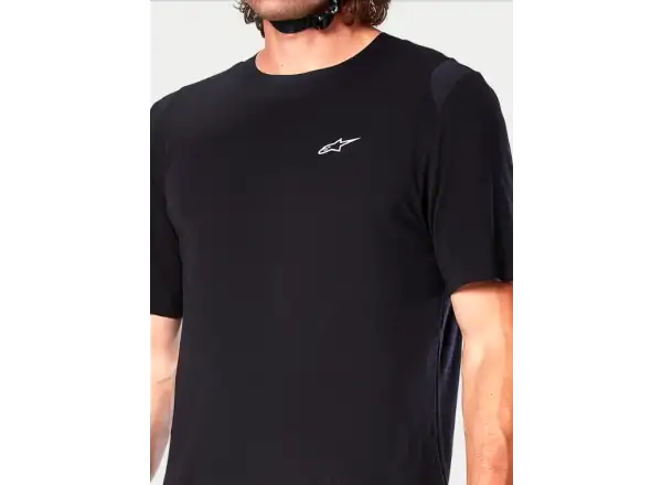 Alpinestars A-Dura Dri Wool pánský dres krátký rukáv Black