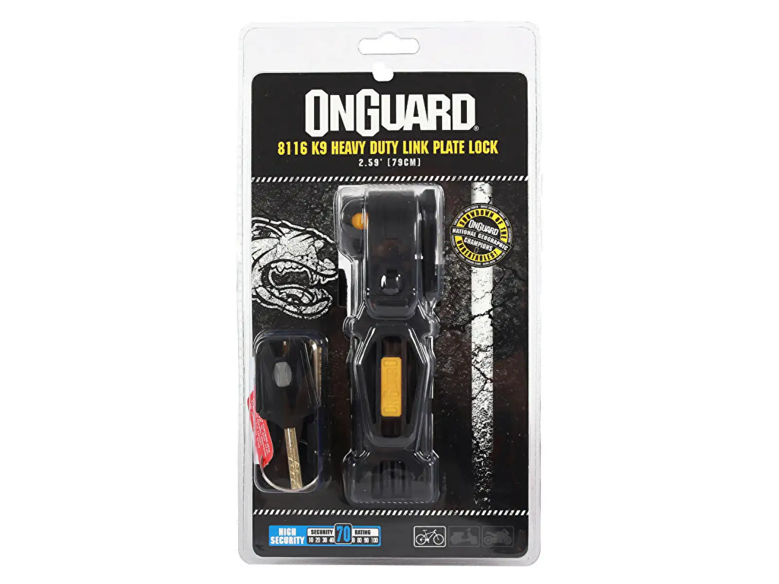 OnGuard K9 skládací zámek 690 mm