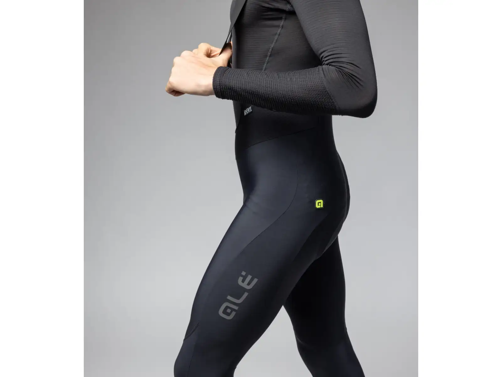 Alé R-EV1 Speedfondo Plus pánské zimní kalhoty s laclem a vložkou Black