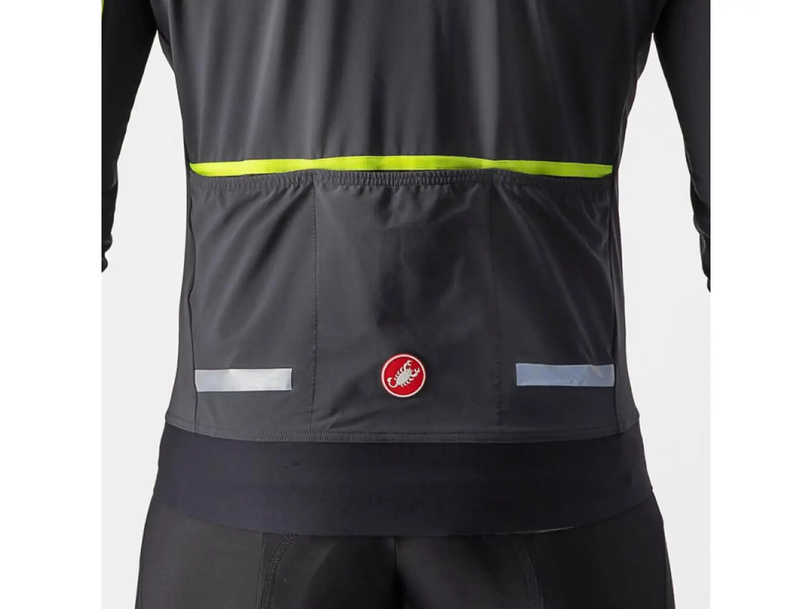 Castelli Flight Air pánská bunda gray/lime