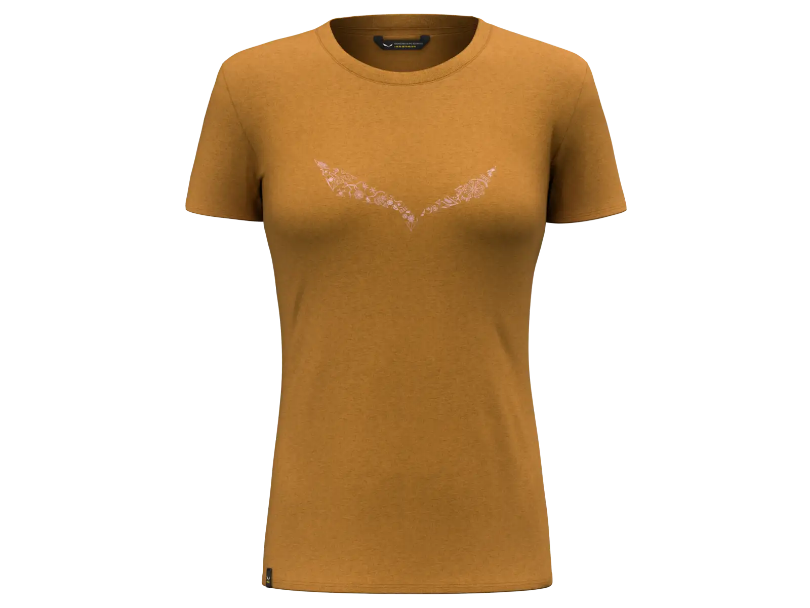 Salewa Solid Dry dámské triko krátký rukáv Golden Brown