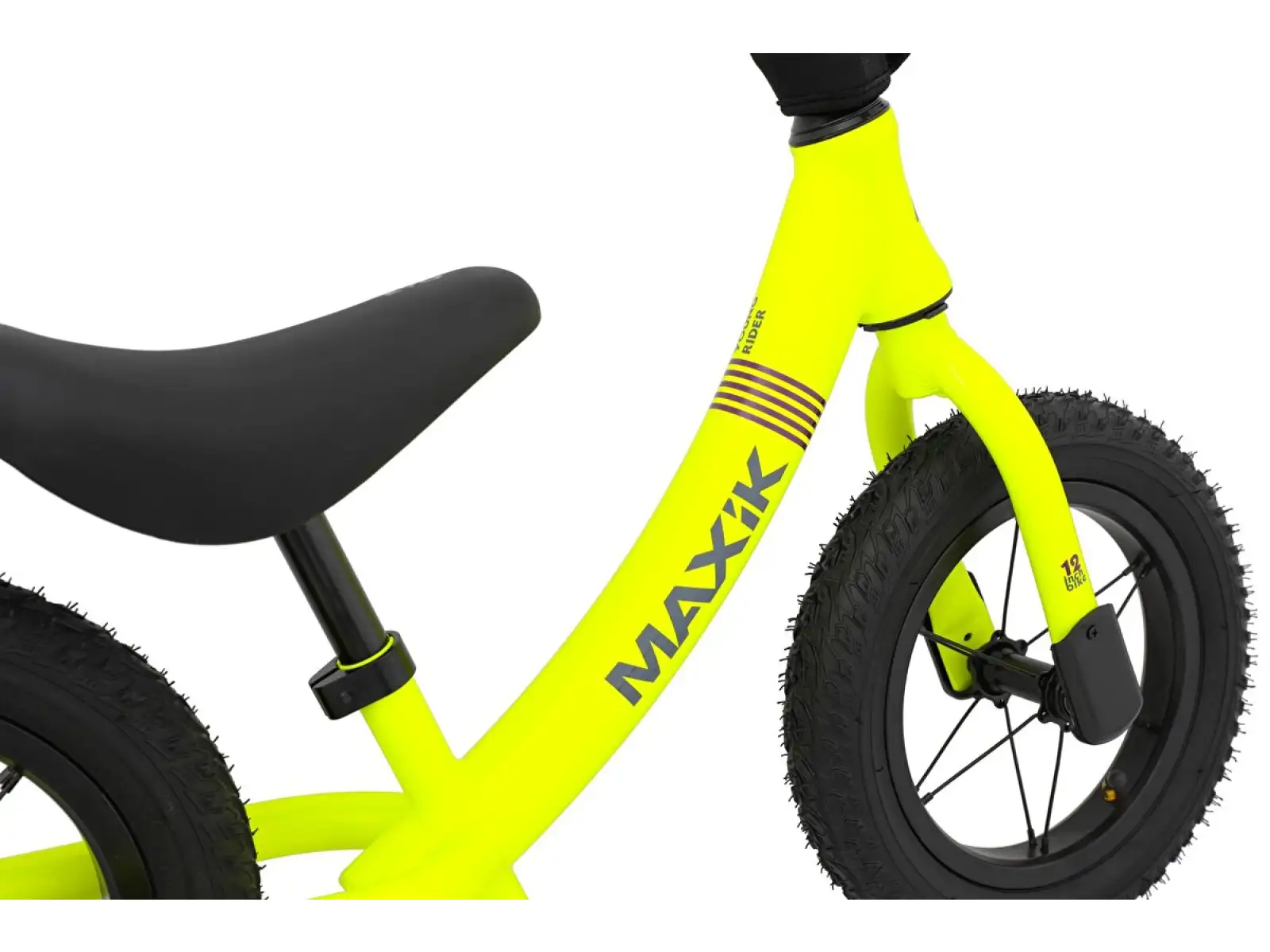 odrážedlo MAXÍK Evo Lite fluo žlutá/fialová