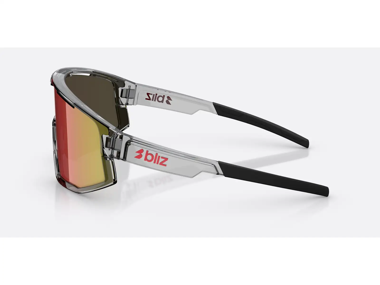 Bliz Fusion sluneční brýle Transparent Dark Grey/Brow Red Multi