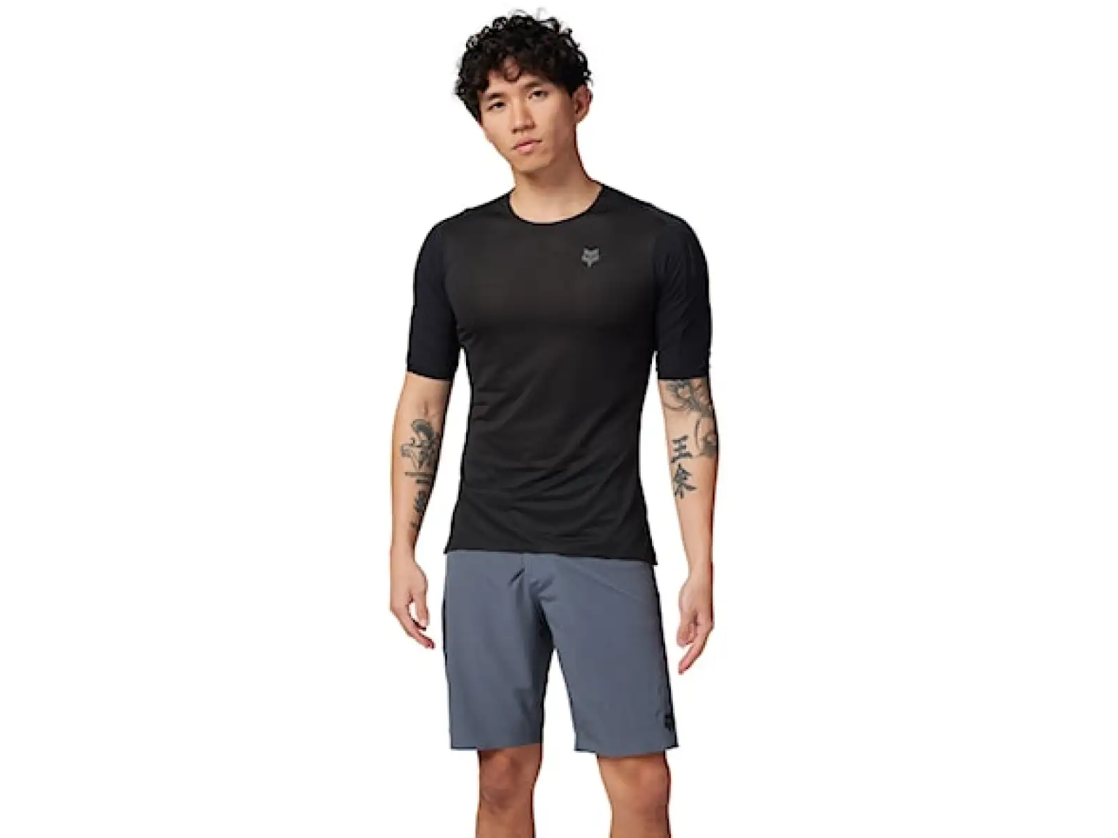 Fox Ascent pánský dres krátký rukáv Black