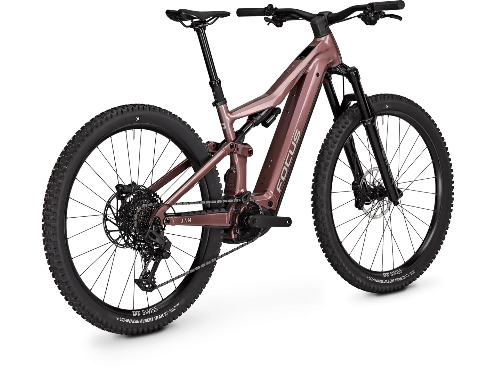 Focus JAM 8 800Wh celoodpružené elektrokolo Mauve / Darkmauve