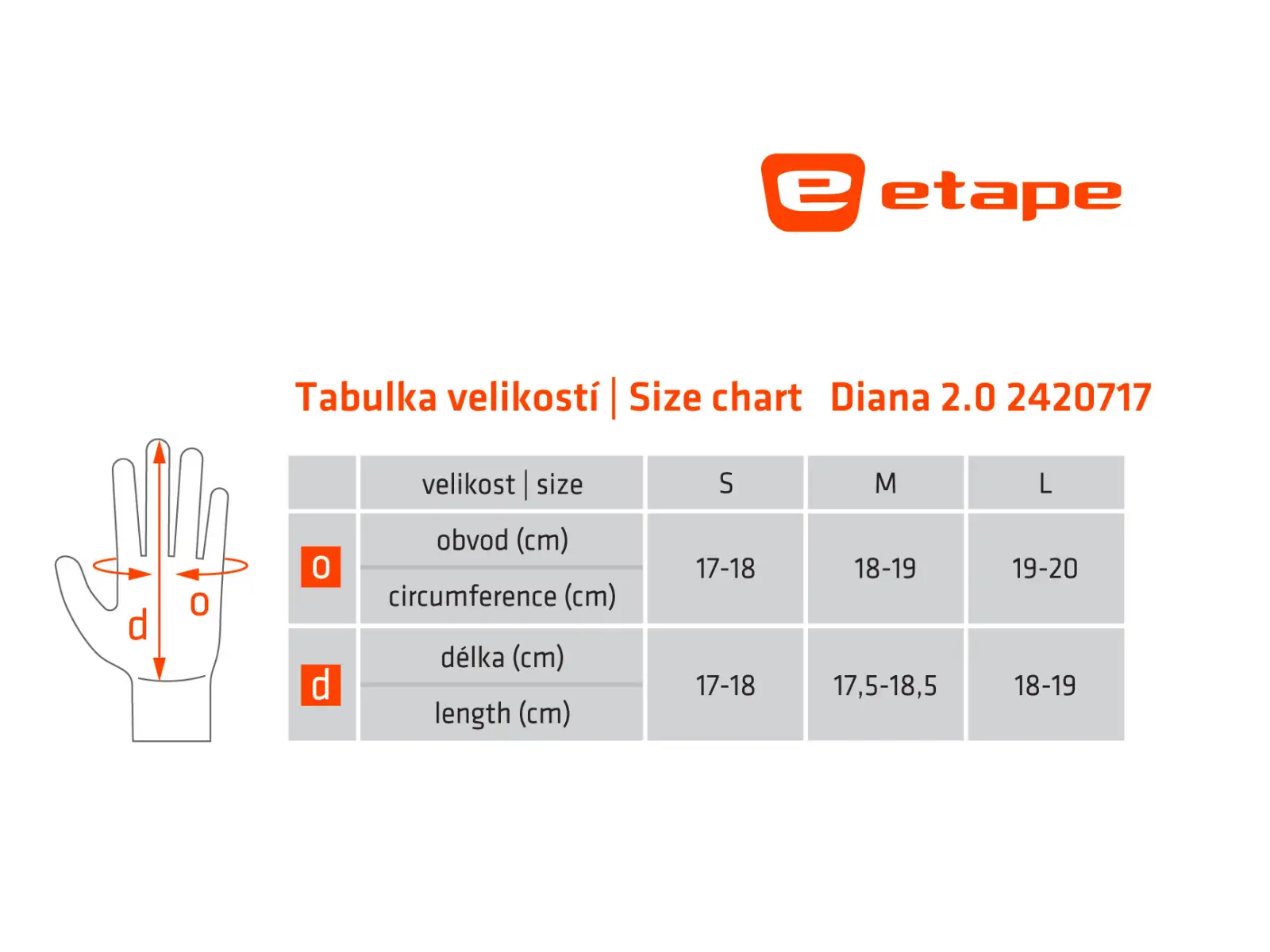 Etape Diana 2.0 dámské rukavice černá/duhová