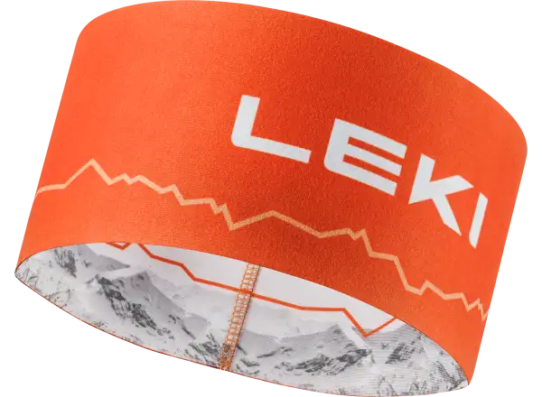 Leki XC Headband čelenka White-orange One size