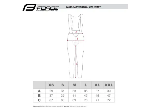 Force Reflex Line Lady dámské kalhoty s vložkou černá