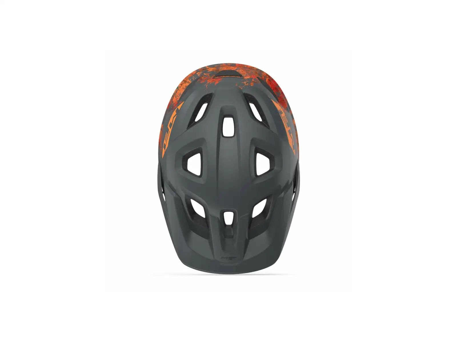 MET Eldar junior přilba šedá/oranžová vel. Uni (52-57 cm)