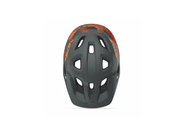 MET Eldar junior přilba šedá/oranžová vel. Uni (52-57 cm)