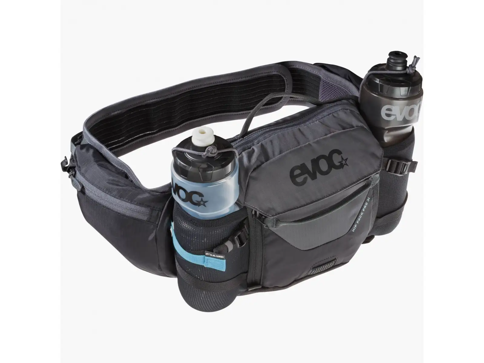 Evoc Hip Pack Pro 3 l brašna + pitný vak 1,5 l black/carbon grey