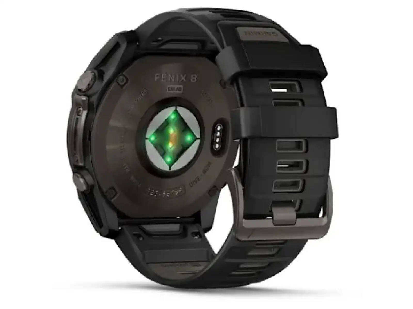 Garmin fenix 8 - 51 mm Solar Sapphire chytré hodinky Carbon DLC Titanium Black/Pebble Gray