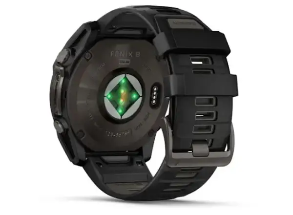 Garmin fenix 8 - 51 mm Solar Sapphire chytré hodinky Carbon DLC Titanium Black/Pebble Gray