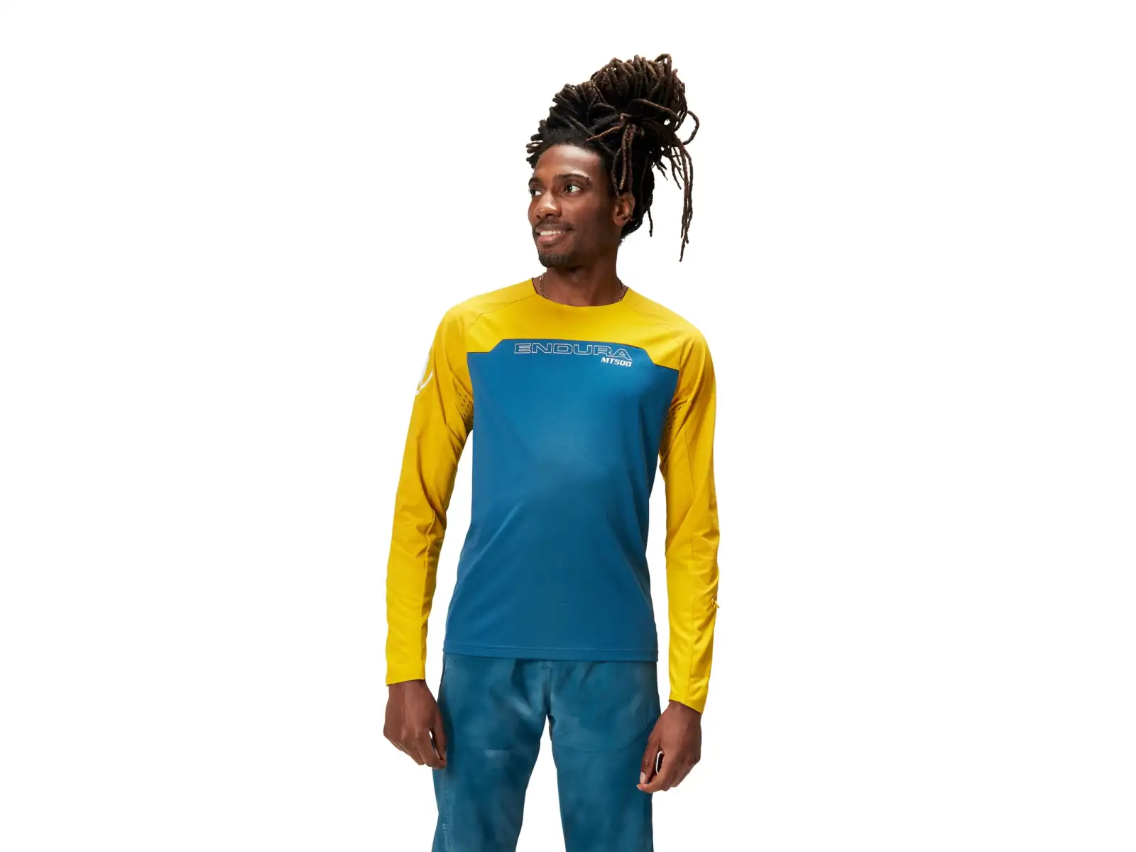 Endura MT500 Burner pánský dres s dlouhým rukávem Blue Steel