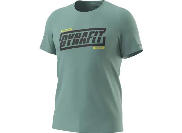 Dynafit Graphic Cotton pánské triko krátký rukáv Atlantic/Tabloid