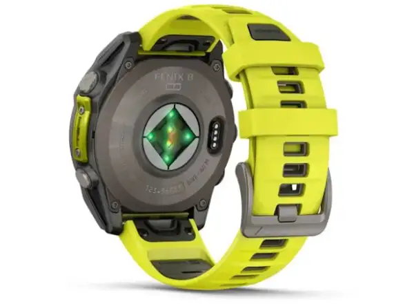 Garmin fenix 8 - 47 mm Solar Sapphire chytré hodinky Titanium Yellow/Graphite