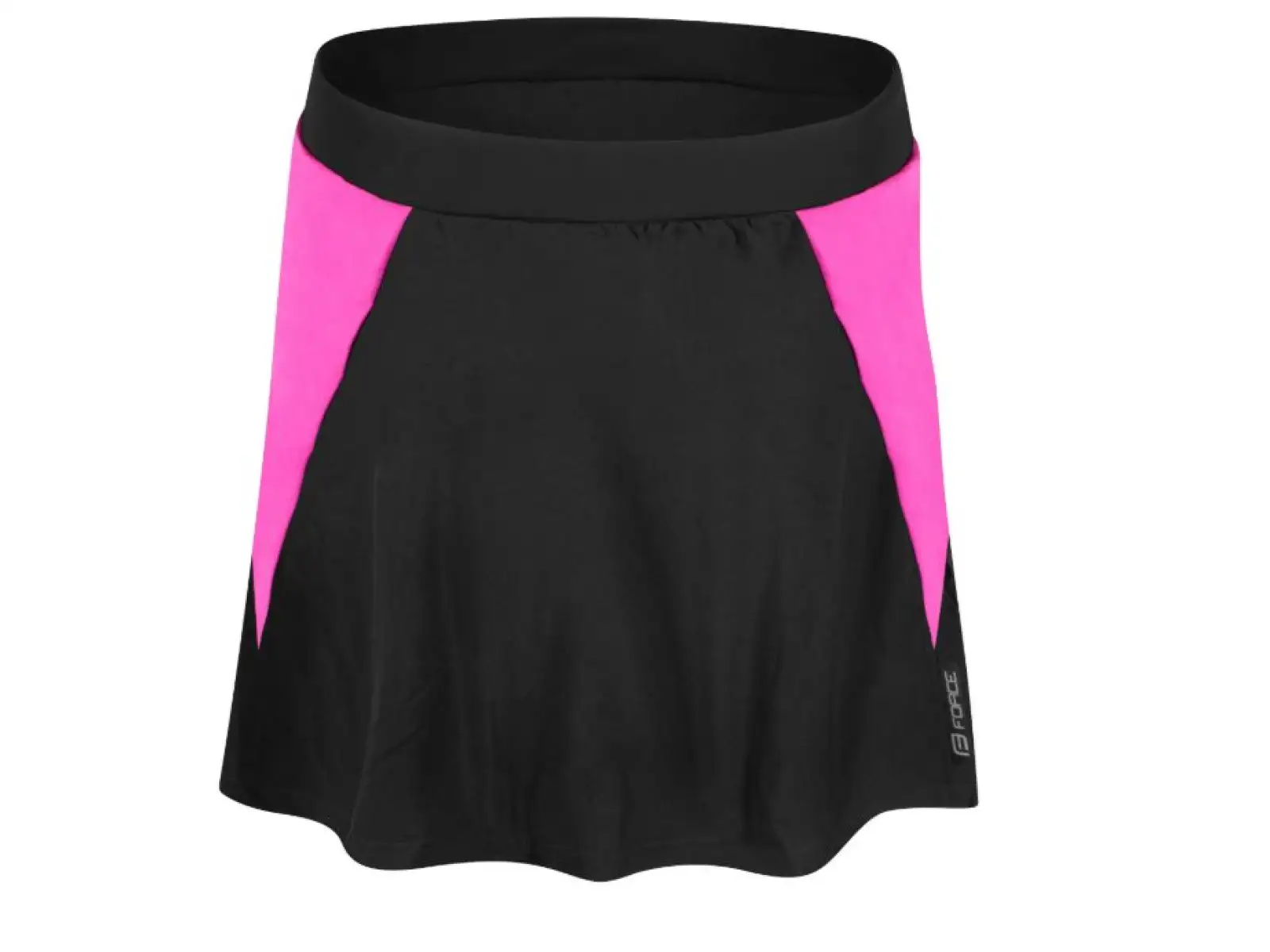 Force Daisy dámská cyklistická sukně s vložkou černá/růžová