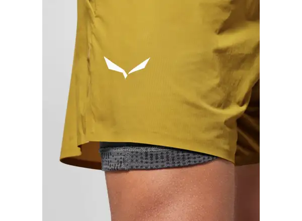 Salewa Pedroc Durastretch 2v1 pánské kraťasy Olive Oil