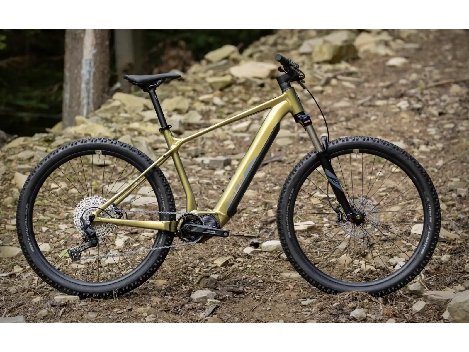 Superior eXP 8089 horské elektrokolo Matte Olive Metallic/Chrome Silver