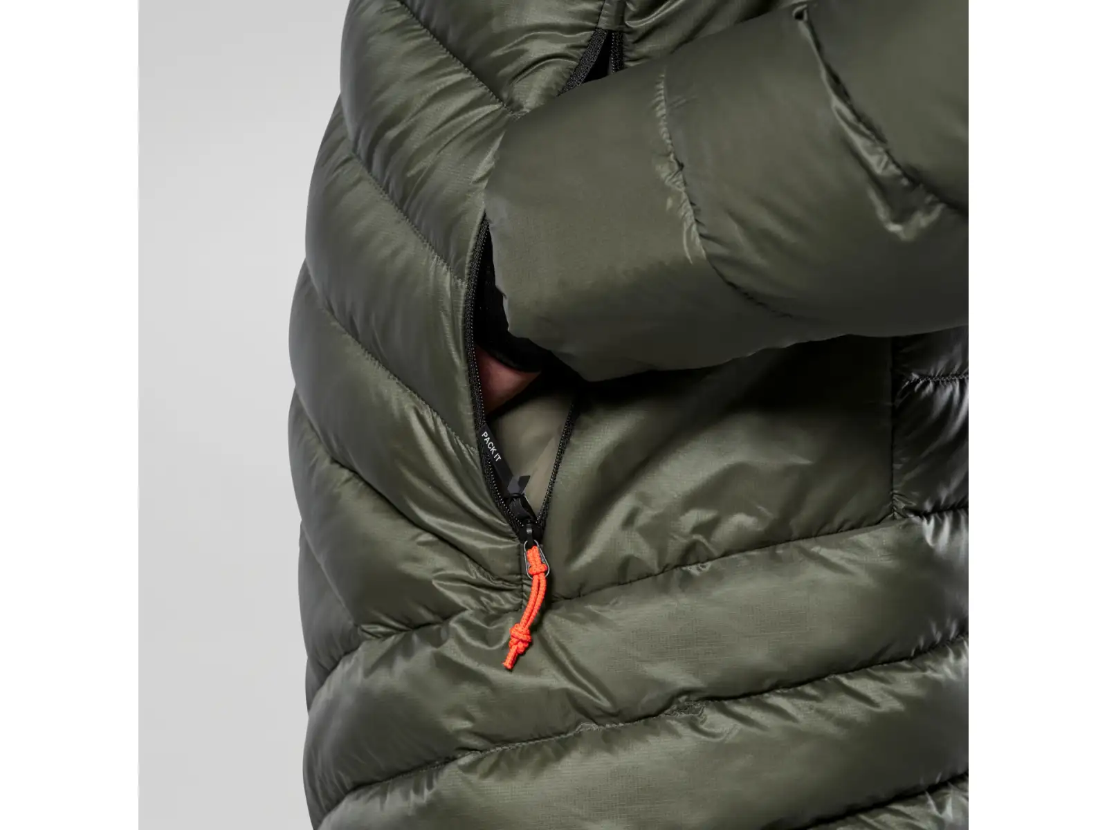 Salewa Ortles Med 3 RDS DWN pánská bunda Faded Green