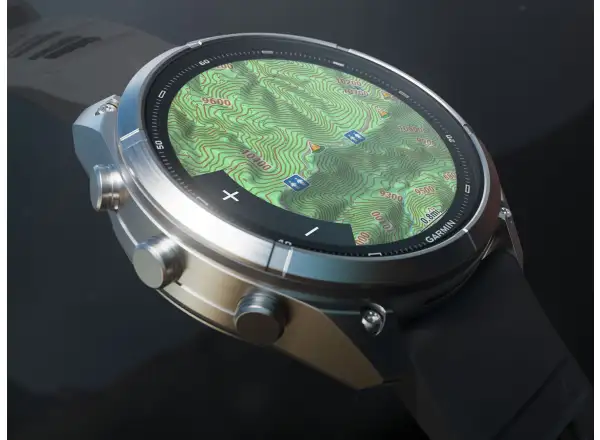 Garmin Fénix 9 Pro inReach 51 mm chytré hodinky Carbon gray DLC Titanium Black/Pebble gray