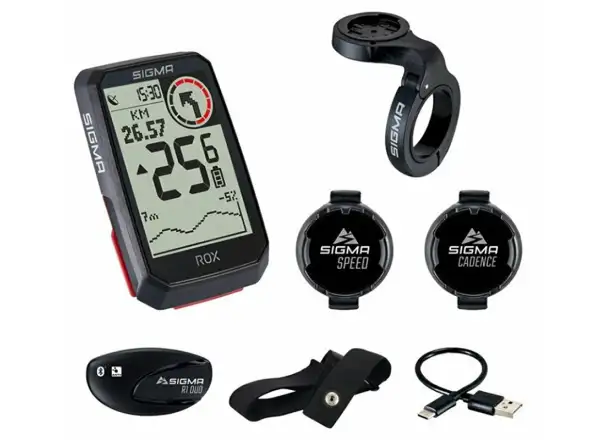 Sigma ROX 4.0 GPS computer SET se sensory černá