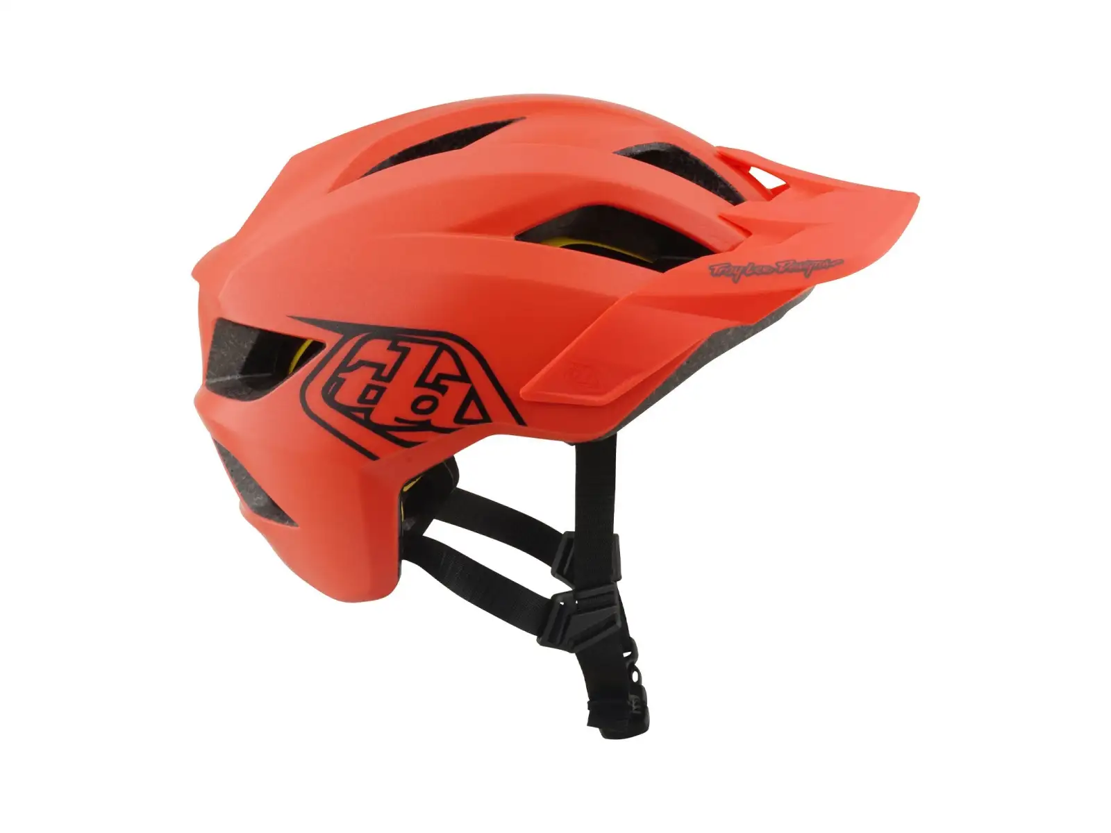 Troy Lee Designs Flowline Mips dětská přilba Point Coral/Charcoal