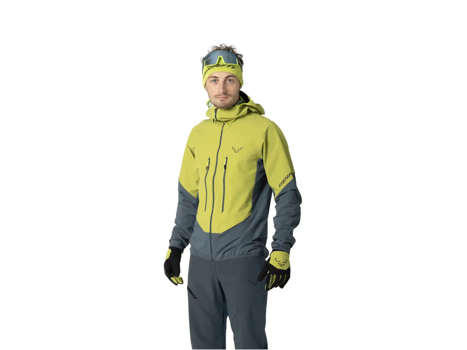 Dynafit Blacklight Softshell pánská bunda Golden Lime