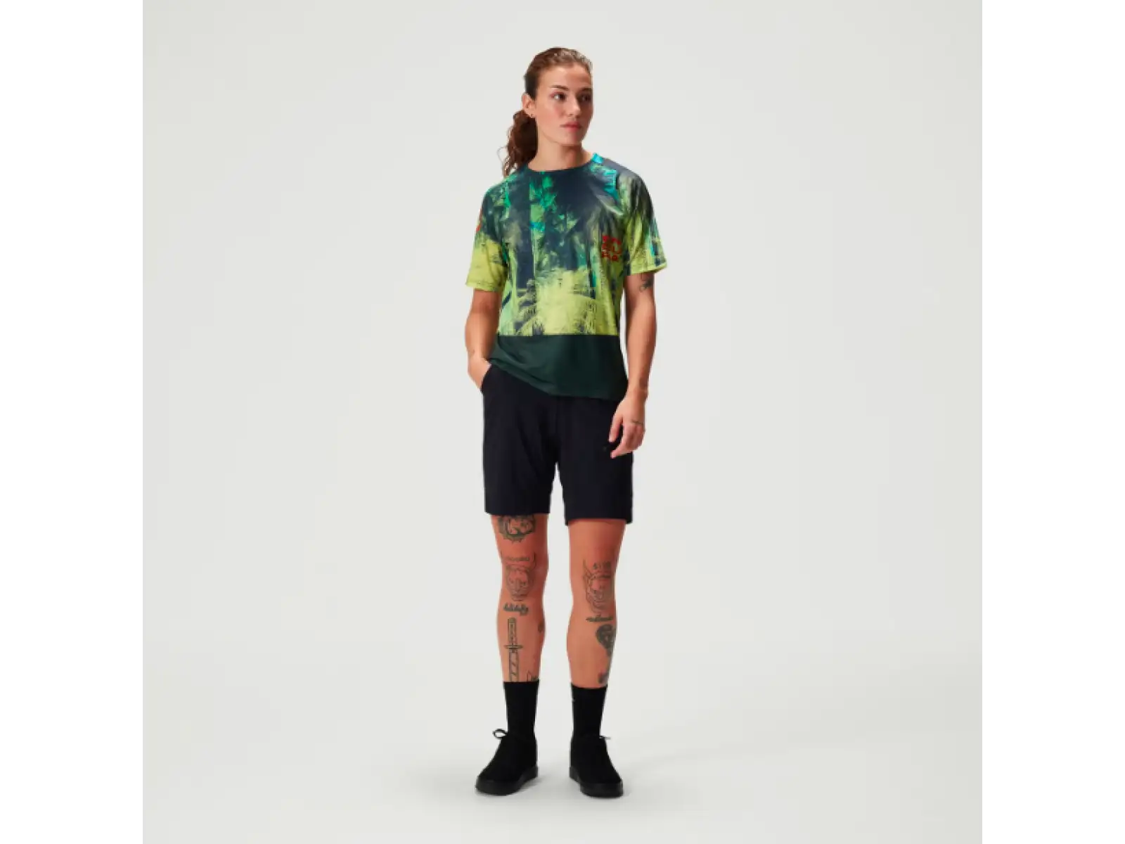 Endura Tropical Tee Print LTD dámský dres krátký rukáv Ghillie Green