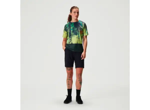 Endura Tropical Tee Print LTD dámský dres krátký rukáv Ghillie Green