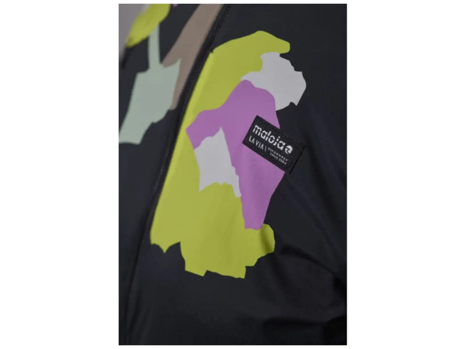 Maloja FjelletM. Printed dámská bunda Deep Black Fieldflower