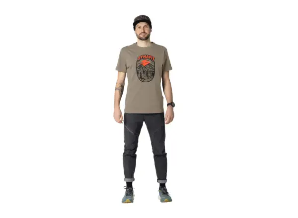 Dynafit Graphic Cotton pánské triko krátký rukáv Fallen Rock/Horizon