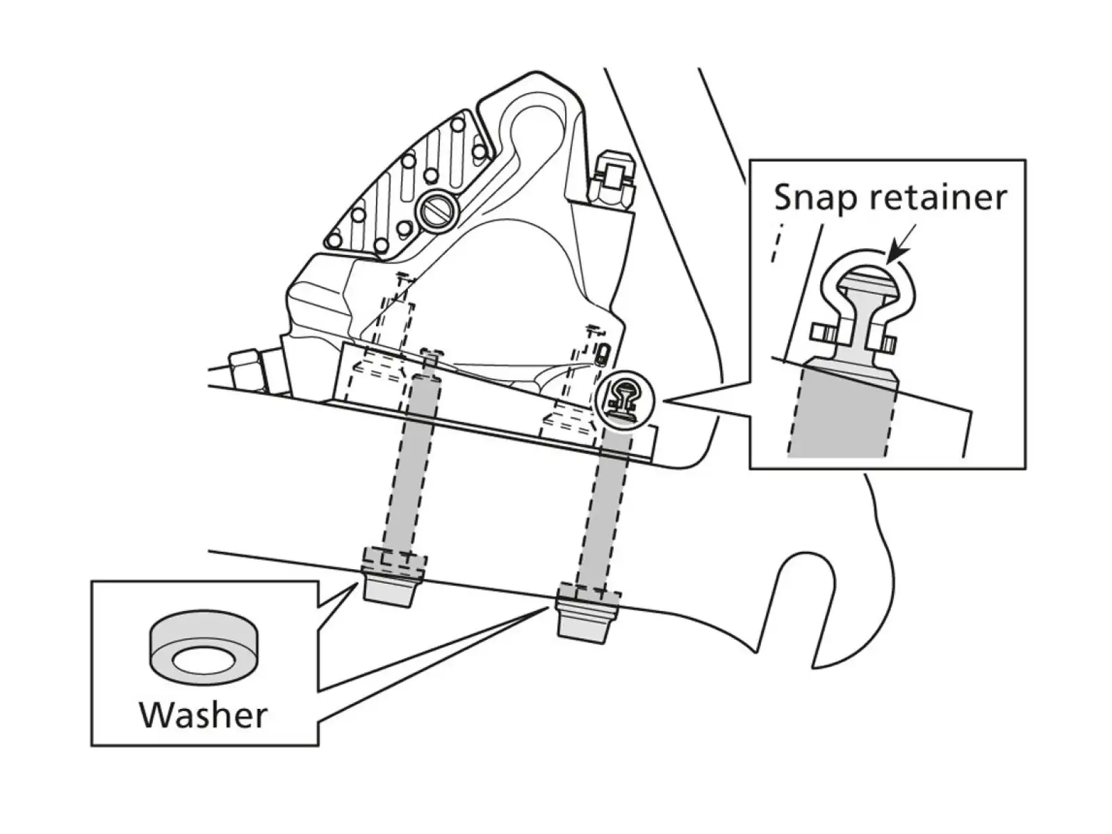 Shimano SM-MA-R160 Flat Mount adaptér 160 mm zadní