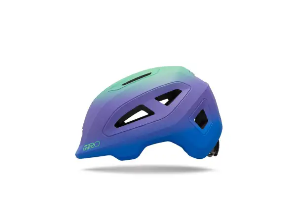 Giro Scamp II dětská přilba Mat Blue Jewel/Vivid Green Fade