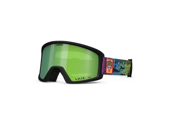 Giro Blok pánské lyžařské brýle Black Split Fountain Mountain/Vivid Emerald