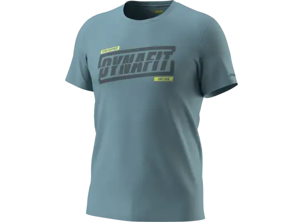 Dynafit Graphic Cotton pánské triko krátký rukáv Smoke Blue