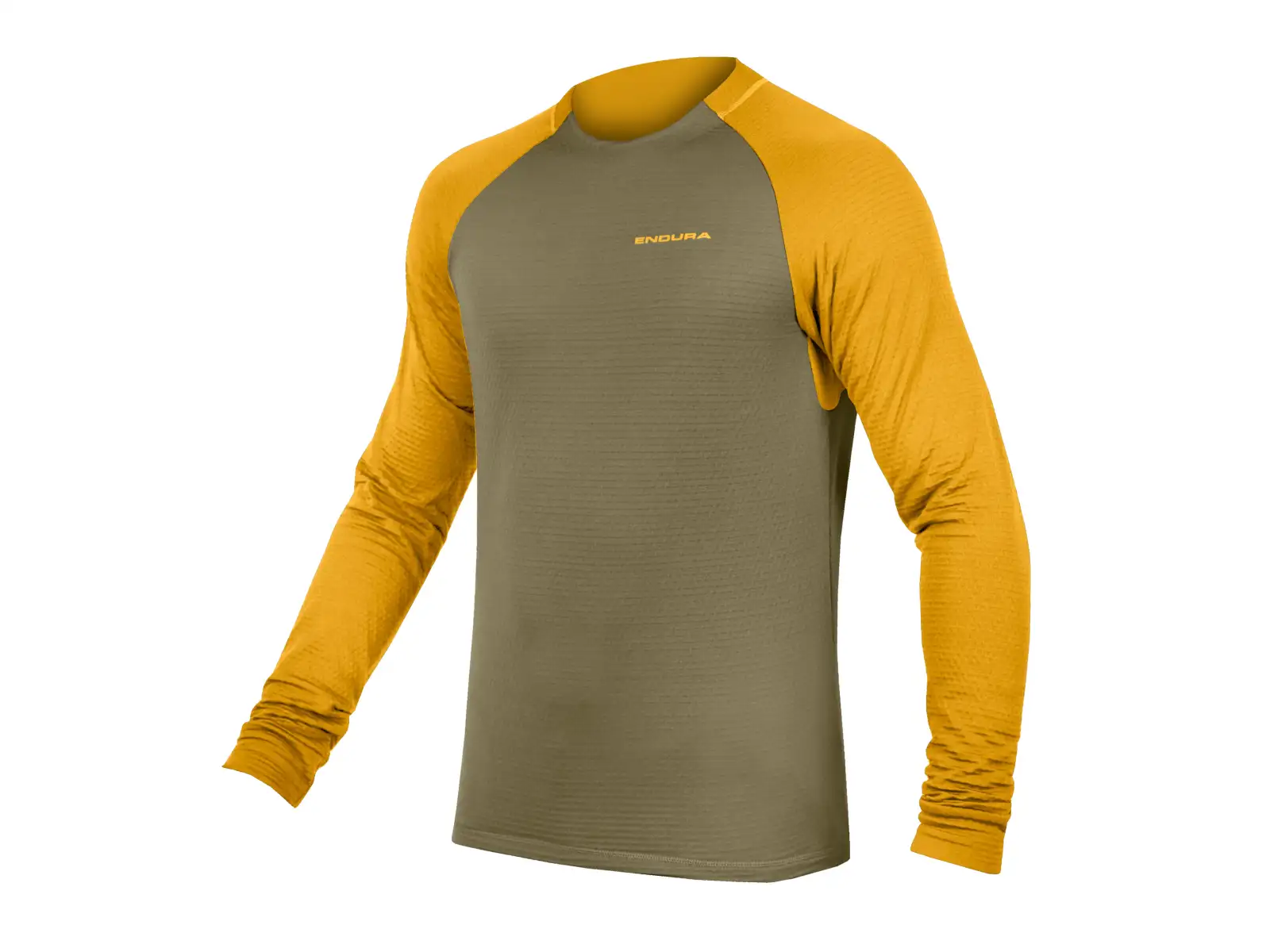 Endura Singletrack Fleece pánský dres dlouhý rukáv Tweed Green