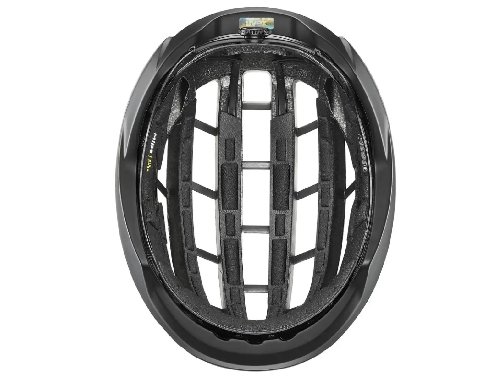 Uvex Surge Aero MIPS silniční přilba Black/Sage Green Matt