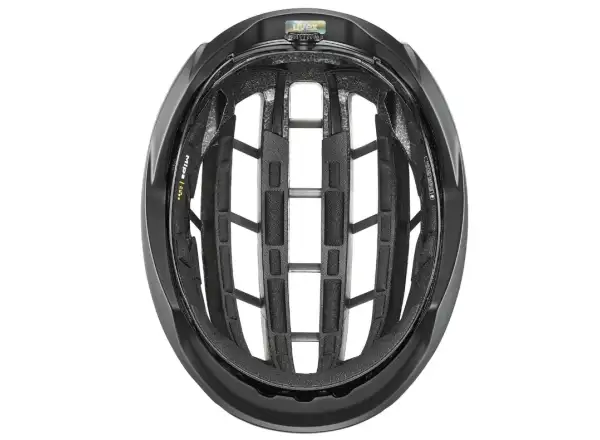 Uvex Surge Aero MIPS silniční přilba Black/Sage Green Matt