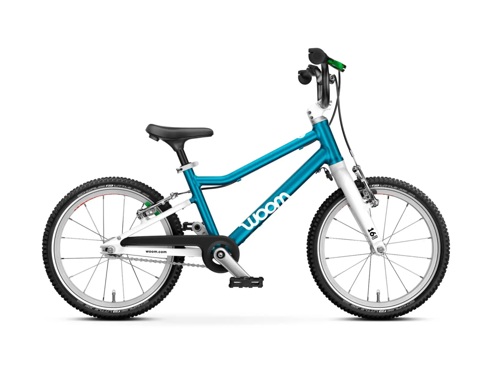 Woom GO 3 Automagic Metallic Blue 16 dětské kolo