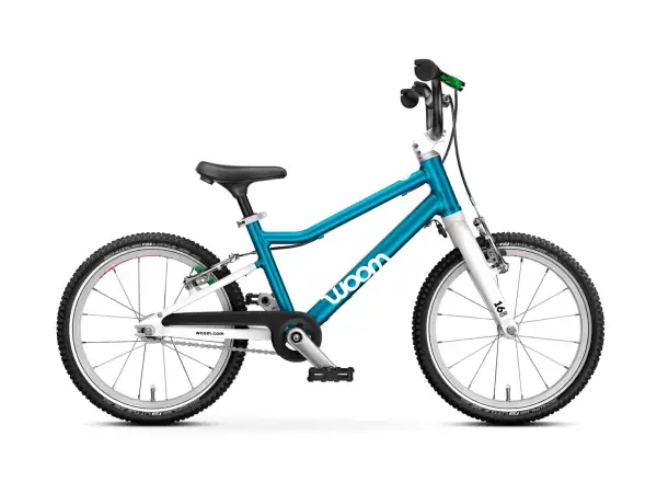 Woom GO 3 Automagic Metallic Blue 16 dětské kolo