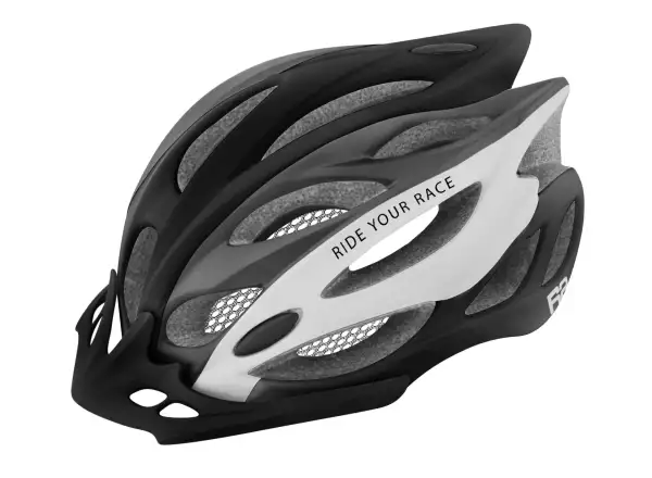 R2 Wind MTB přilba matná černá/šedá/bílá