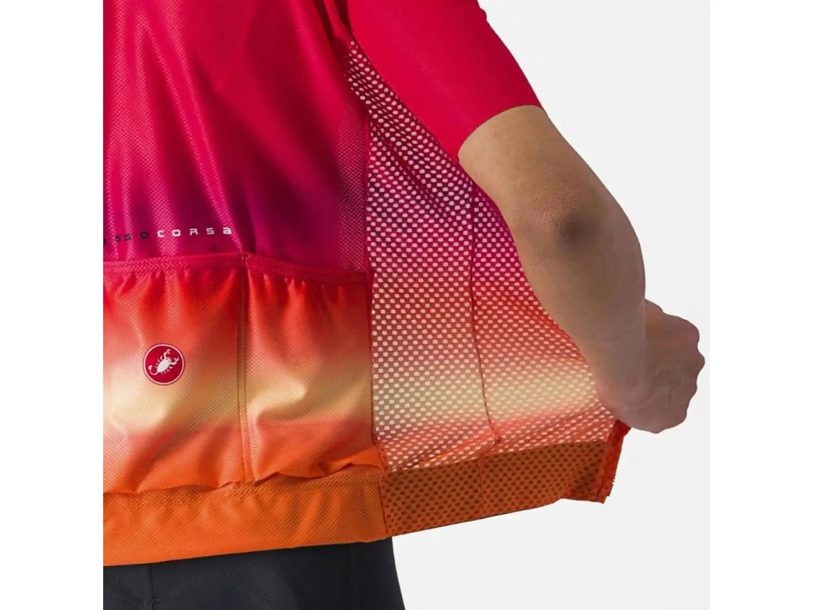 Castelli Climbers 4.0 dámský dres krátký rukáv Hibiscus